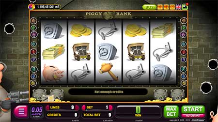 BetChain casino slot spil kaldet Piggy Bank fra Belatra.