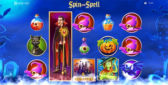 Spin and Spell bonusspil.