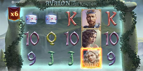 Avalon Kadonnut kuningaskunta -bonuspeli.