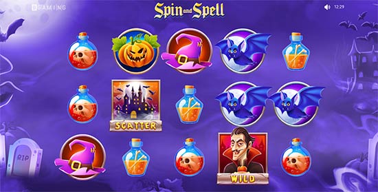 Spin and Spell -korttipaikka BGamingilta