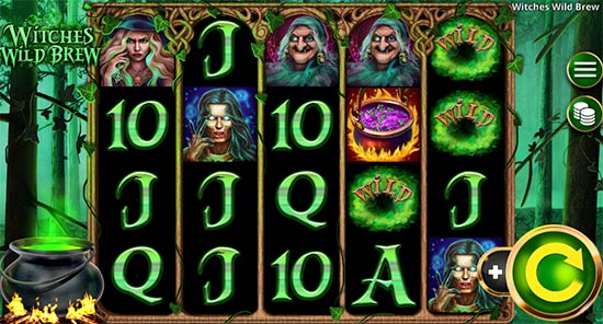 Witches Wild Brew slot spil fra Booming Games