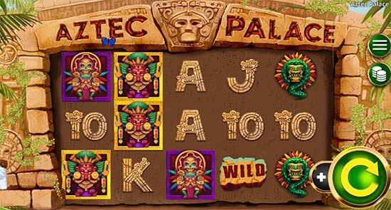 Aztec Palace -kolikkopeli Booming Gamesilta.