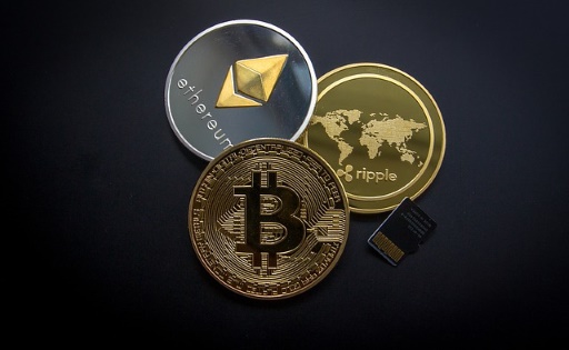 Ripple, ether og bitcoin