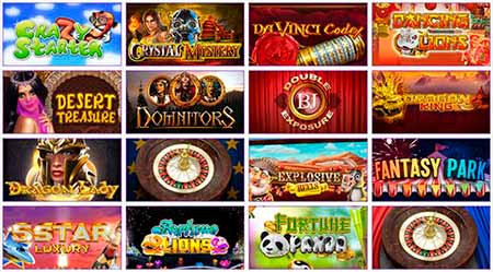 Her er et udvalg af nogle af Bitcoin-spil i CryptoWild Casino.