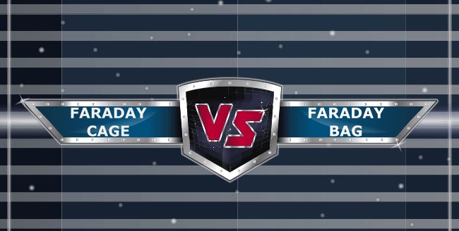 Faraday-laukku vs. Faraday-häkki