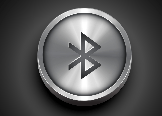 Metallisk Bluetooth-ikon