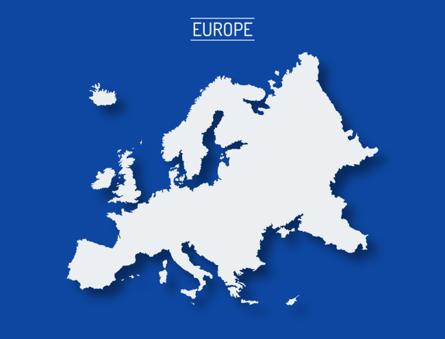 Europa kort