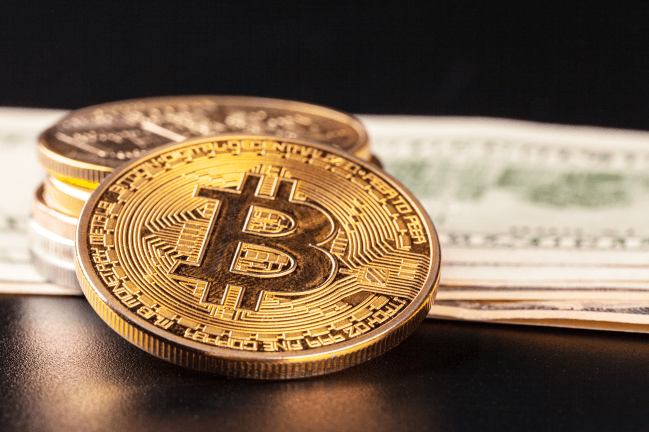 Bitcoin rede til dollarsedler