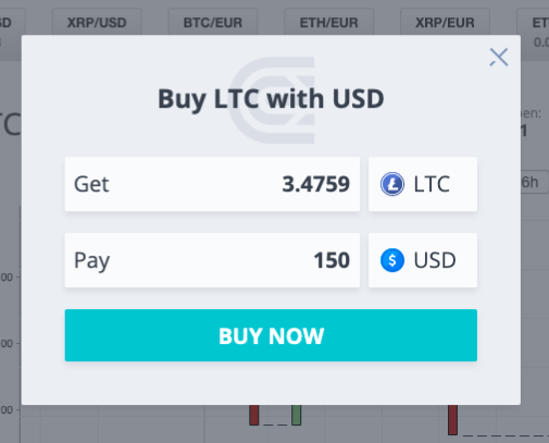 Køb af Litecoin på CEX.io