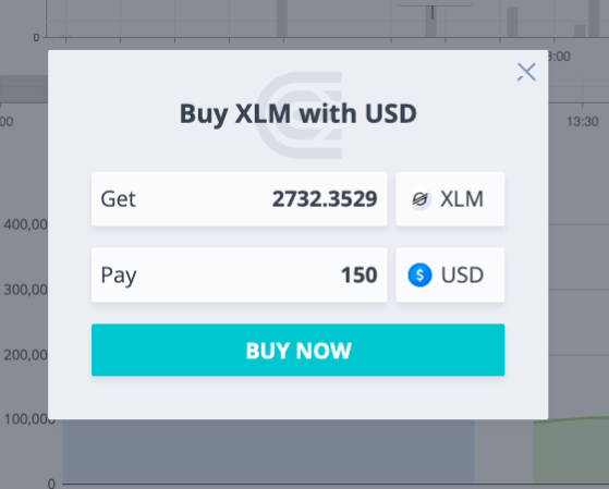 Stellar Lumensin ostaminen CEX.io -sivustolta