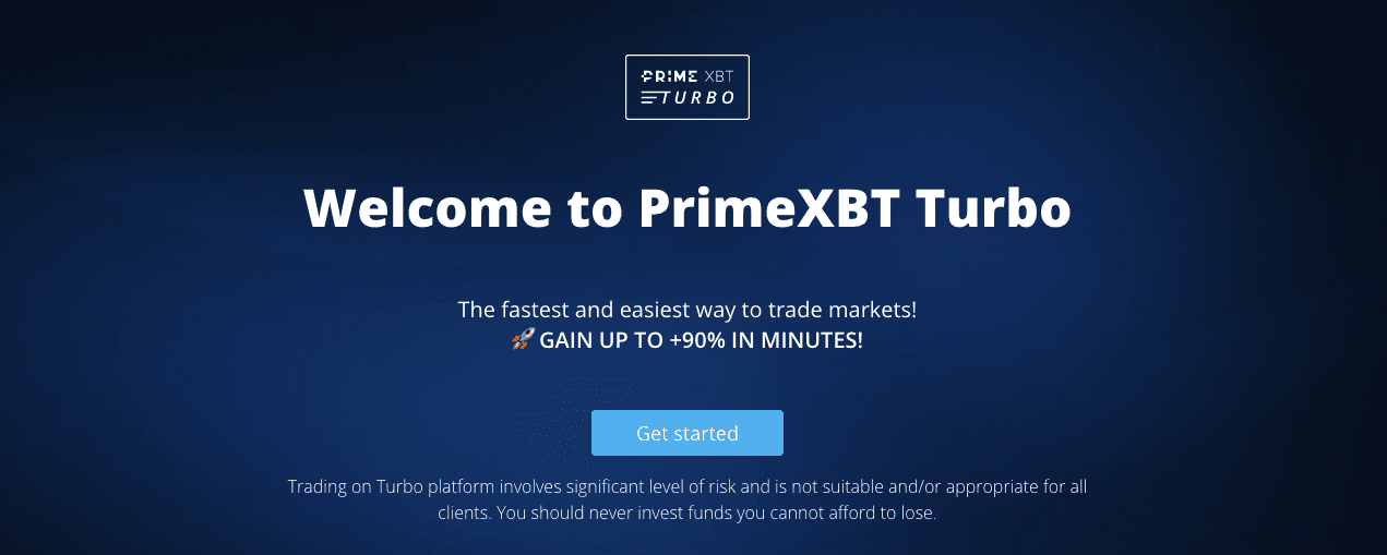 PrimeXBT Turbo