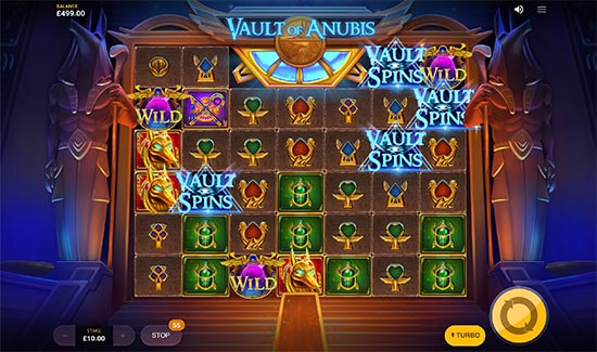 Vault of Anubis slot fra Red Tiger Gaming.
