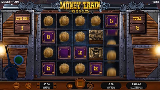Money Train-slot fra Relax Gaming.