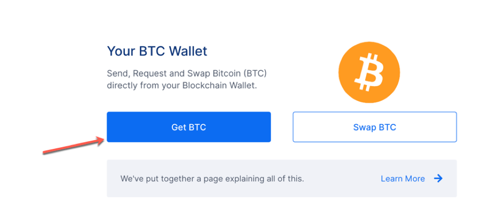 Køb af Bitcoin på Blockchain.com