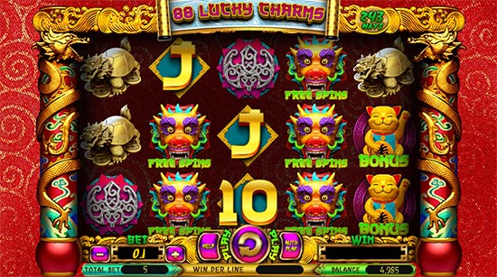 88 Lucky Charms slot fra Spinomenal.