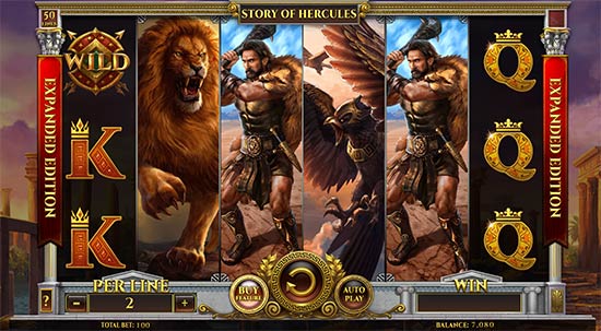 Story of Hercules slot fra Spinomenal.
