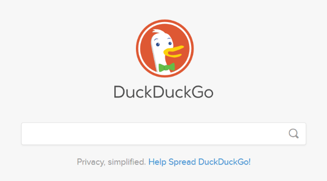 Näyttökuva DuckDuckGo.comista