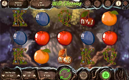 Tämä on Wild Cherries 5-kiekon slot peli Booming Gamesilta.