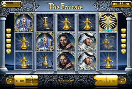 Emirates spillemaskine fra casinoudbyder Endorphina.